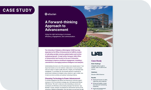Brochure: Ellucian CRM Advance