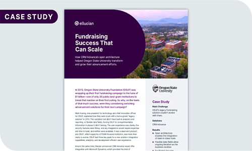 Brochure: Ellucian CRM Advance Integrations & Services Support